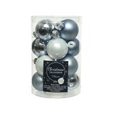 thumbnail of Weihnachtsbaumkugeln Glas Ø 3,5 cm 16 Stück blau mix hell