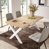 thumbnail of Mesa Consola extensible, 160, Para 8 comensales, Patas madera maciza, Roble _ 200_35