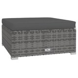 thumbnail of vidaXL 5-tlg. Garten-Lounge-Set mit Kissen Poly Rattan Grau