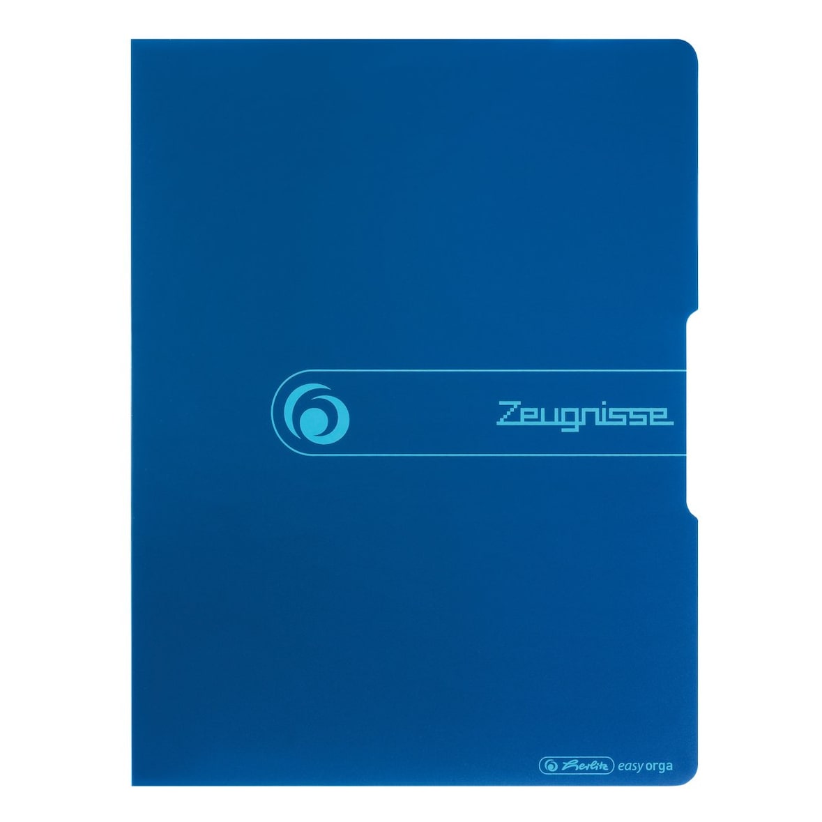 Herlitz Zeugnisse, Konventioneller Dateiordner, A4, Polypropylen (PP), Blau, Porträt, 20 Taschen