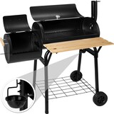 thumbnail of tectake Grill barbacoa para carbón con termómetro  Negro