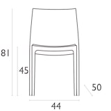 thumbnail of SIESTA EXCLUSIVE Lot de 4 chaises d’extérieur Maya Blanc