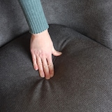 thumbnail of Loungesofa / Couch HAYRIVER Stoff grau hjh LIVING