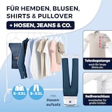 thumbnail of CLEANmaxx Hemdenbügler inkl. Hosenaufsatz - mit Dampffunktion - 1800W Weiß