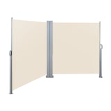 thumbnail of SVITA Doppelseitenmarkise ausziehbar freistehend Sichtschutz 600x160 cm Beige