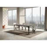 thumbnail of Ausziehbarer Tisch 90x120/224 cm Paxon Evolution Cement Anthrazit Gestell