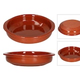 thumbnail of 6er Set Airfryer Tonschalen rund mit Griffen Ø16cm 300ml Tapas Cazuela Antipasti