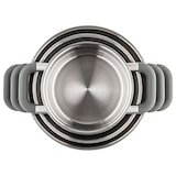 thumbnail of Mulex, Topfset LUGANO aus Edelstahl 6-teilig, + Stielpfanne, für alle Herdarten, mit Deckel, Induktions Töpfe Set