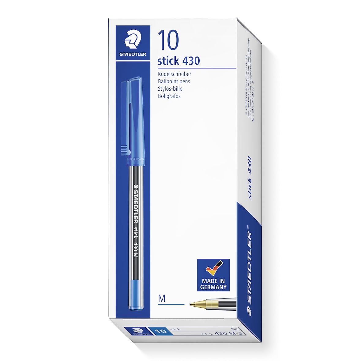 STAEDTLER Kugelschreiber stick 430 M-3 M blau