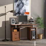 thumbnail of HOMCOM Scrivania Porta PC in Legno con Cassetti e Porta Tastiera