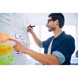 thumbnail of OFITURIA Pizarra Blanca Magnética Lacada Con Marco De Aluminio Resistente Fácil De Borrar En Seco, Medida 45x30 cm