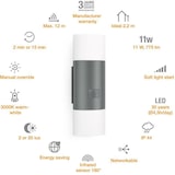 thumbnail of Steinel L 910 LED Sensorleuchte Up-/Downlighter Außenleuchte Anthrazit