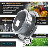 thumbnail of Arendo Glaskaraffe 1900 ml, Edelstahl-Deckel, hitze- und kältebeständig, BPA frei