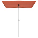 thumbnail of vidaXL Parasol met aluminium paal 180x110 cm terracottakleurig