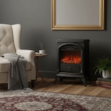 thumbnail of Cheminée électrique 1800W Effet flamme Chauffage infrarouge Santorin NIKLAS