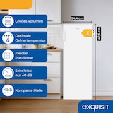 thumbnail of Exquisit Gefrierschrank, 168 Liter, 4-Sterne-Gefrieren, Temperaturregelung, 40 dB, GS5230-H-040E weiss