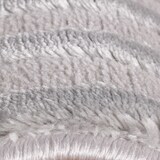 thumbnail of Teppich Kurzflor 3D-Effekt Modern Waschbar Strapazierfähig Esszimmer Flur OEKO-TEX Silber 140x200 cm Gekettelt – ILLER von Kadima Design