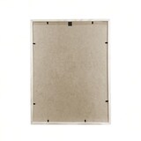 thumbnail of Cadre incurvé moderne 30x40 cm en bois blanc avec panneau MDF robuste et verre Crilex pour photos, photos, affiches, documents, diplômes