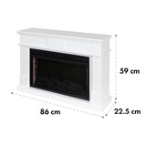 thumbnail of KlarsteinBern Elektrischer Kamin 1000/2000W LED 10-30 °C WochentimerWeiß