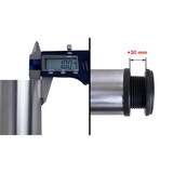 thumbnail of Tischbeine höhenverstellbar Ø60mm Schwarz Matt für Schreibtisch Esstisch Länge 710mm