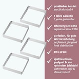 thumbnail of Westmark 4 Tartelette-Rahmen, quadratisch, 10 x 10 cm, 341222E3