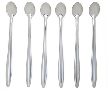 6 x Colher Refresco Inox Basic-Fabricado Portugal
