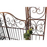 thumbnail of DanDiBo Rosenbogen mit Tür Tor aus Metall 120853 Rundbogen Antik Torbogen Gartentor Rankhilfe Schmiedeeisen