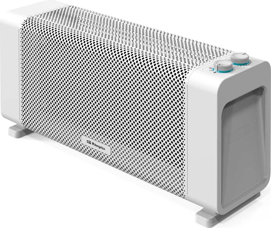 Orbegozo radiador de mica RMB 1510, termostato regulable, 2 potencias de calor, triple protección contra sobrecalentamiento, 1500 W