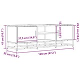 thumbnail of vidaXL TV-Schrank Sonoma-Eiche 120x35x41 cm Holzwerkstoff und Metall