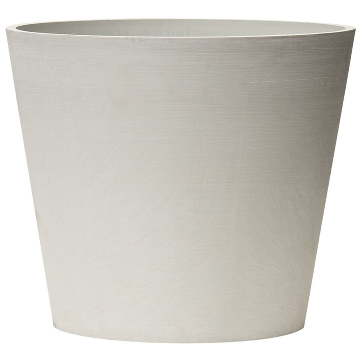 ArtPlast - Blumentopf Ø7x5,7 cm in Form eines abgeschnittenen Kegels in Farbe Weiß - LEONARDO-Kollektion