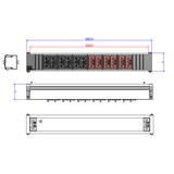 thumbnail of BACHMANN Consolidation Point 6xSw 6xRot, 6xGST18 schwarz, 6xGST18 rot