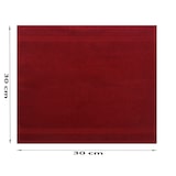thumbnail of Betz 20 Stück Seiftücher PREMIUM 100% Baumwolle Seiflappen-Set 30x30 cm Farbe dunkelrot