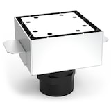 thumbnail of Sumidouro sifónico em aço inoxidável com saída vertical 150x150 mm.