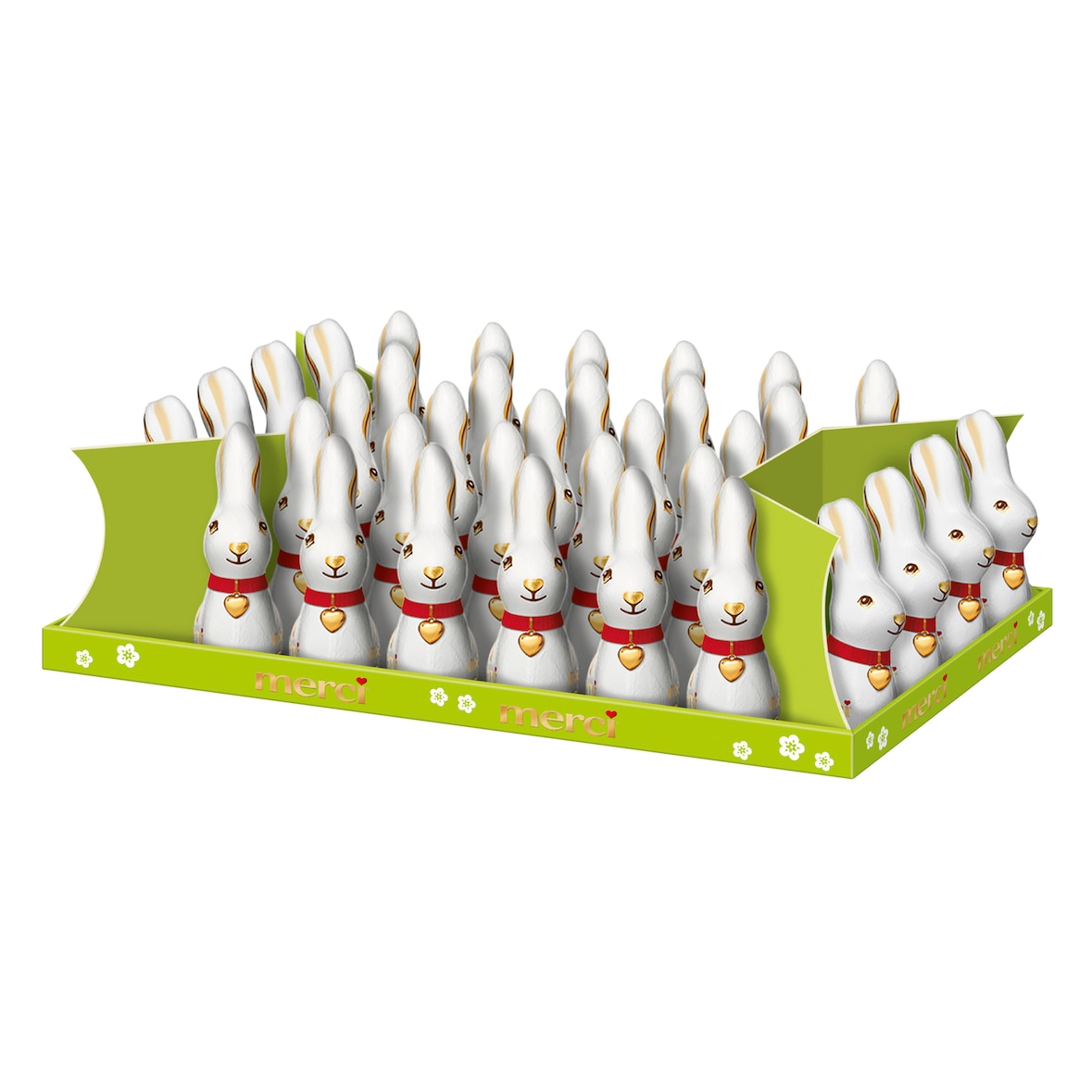 merci Osterhase Edel-Vollmilchschokolade 35 x 120 g (4,2 kg)