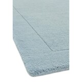 thumbnail of Wollteppich handgewebt strukturiert | 120x170cm, Florhöhe 0,9cm, Gesamthöhe 1,9cm | Hellblaugrün | weich, robust | Wohnzimmer | STOW | Kadima Design