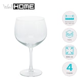 thumbnail of WellHome - Set de 4 Copas de Gin Tonic de Vidrio - Capacidad de 650ml
