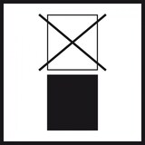 thumbnail of Aufkleber I Verpackungskennzeichen Nicht stapeln, Haftpapier, permanent, 100x100mm, 1000/Rolle, IMDG-Code, ADR