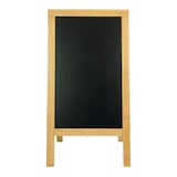 thumbnail of Securit® Deluxe Stoepbord - Beuken - Hout met gelakte rubberhout afwerking - 70x135cm