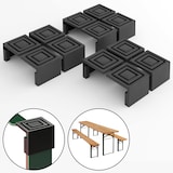 thumbnail of CASARIA® 12er Set Bodenschoner für Bierzeltgarnitur Festzeltgarnitur