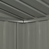 thumbnail of vidaXL Gartenschuppen Anthrazit Stahl 204 x 132 x 186 cm