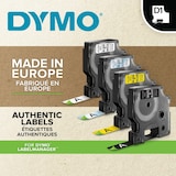 thumbnail of DYMO D1 - etiquetas estándar - negro sobre blanco - 24mm x 7m