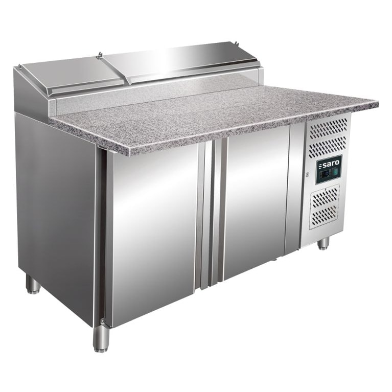 Table préparation - 2 portes - Granit - Professionnel - Saro
