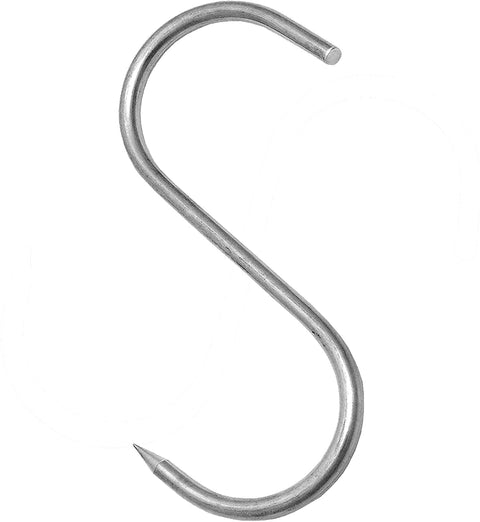 WOLFCUT 10 Stk. S-Haken 80/4 mm einseitig angespitzt