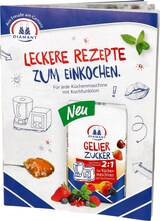 thumbnail of 12er Set Weck Gläser 160 ml Sturzgläser mit 12 Glasdeckeln incl. Diamant-Zucker Gelierzauber Rezeptheft FÜR KÜCHENMASCHINE