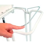 thumbnail of Abfallsackständer mit Deckel und Fußpedal | 60 Liter, HxBxT 88x37x44cm | Weiß