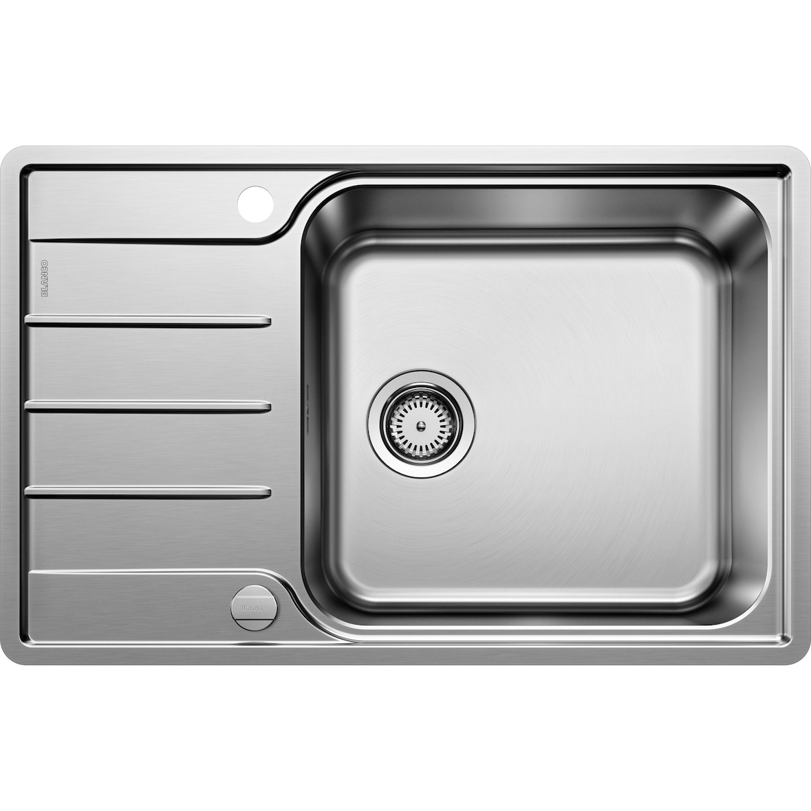 BLANCO LEMIS XL 6 S-IF Compact Flachrandspüle, Edelstahl, Bürstfinish, Excenter