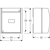 thumbnail of Busch-Jaeger Heizung-Notschalter 2601/6 SKWNH-54 2CKA001085A1631