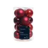 thumbnail of 16 Weihnachtskugeln 35mm Glas Christbaumkugeln Mini Weihnachtsbaumkugeln Mix rot