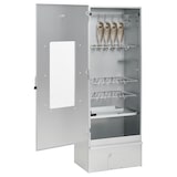 thumbnail of vidaXL BBQ-rookoven met houtsnippers 44,5x29x110 cm staal