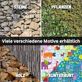 thumbnail of zaun|zu® Sichtschutzstreifen Holz & Lorbeer - Bedruckter Sichtschutz 2,5m x 1,8m